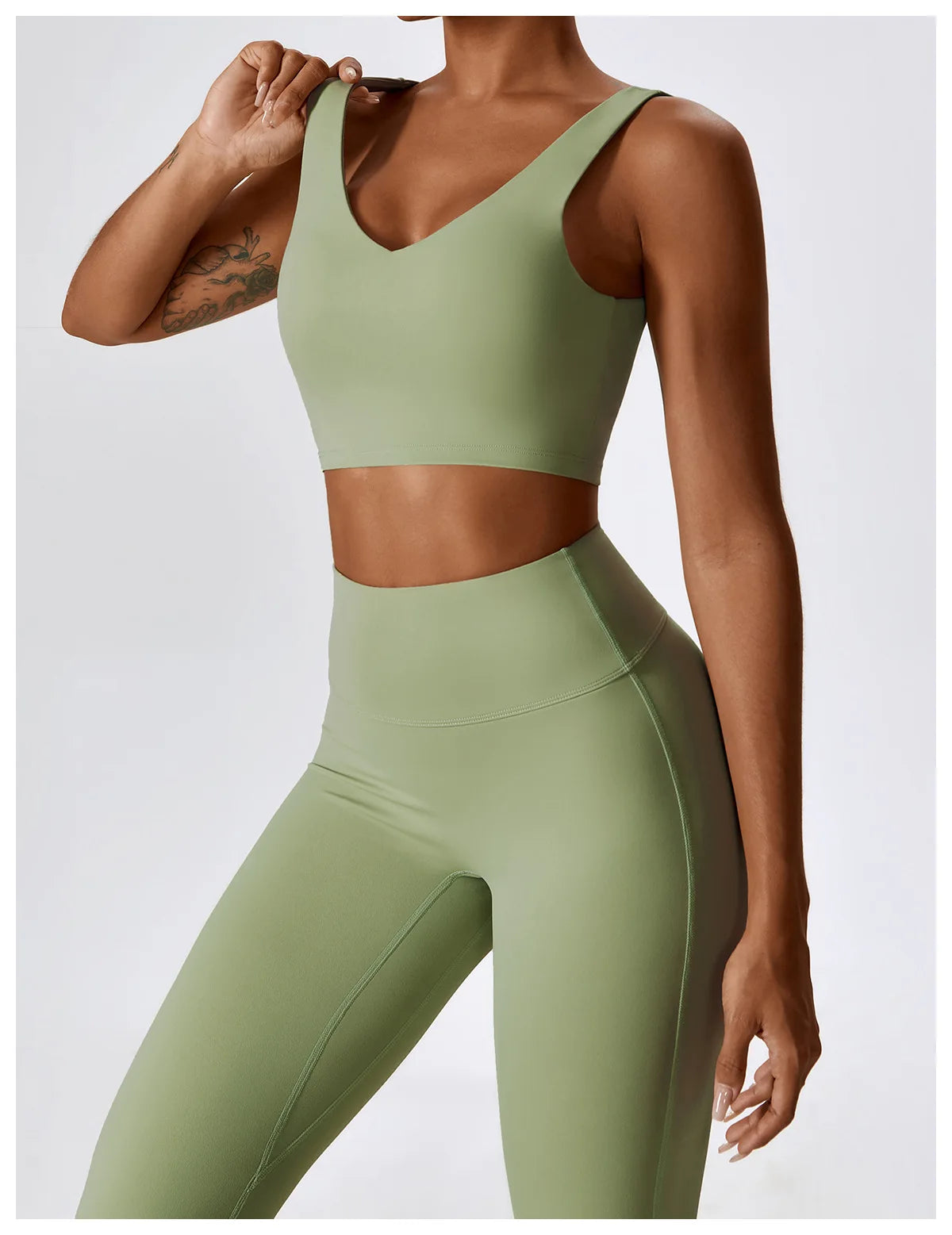 2PCS Women's Seamless Yoga Set Long Sleeve Athletic Legging & Crop Top Sportswear Workout Fitness Gym Sports Suit Winter Workout Clothes