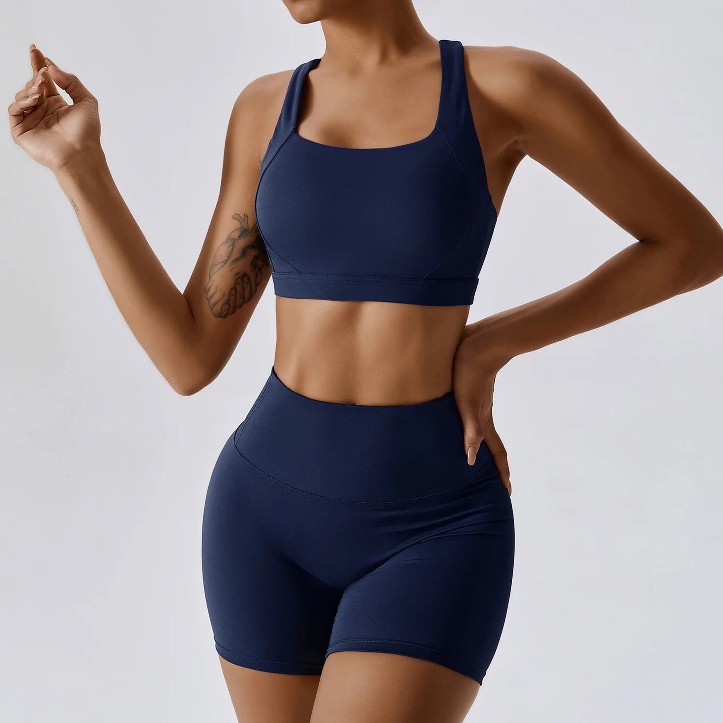 Summer Soften Yoga Set 2PCS Sports Suit for Women – Quick-Dry Fitness & Workout Activewear