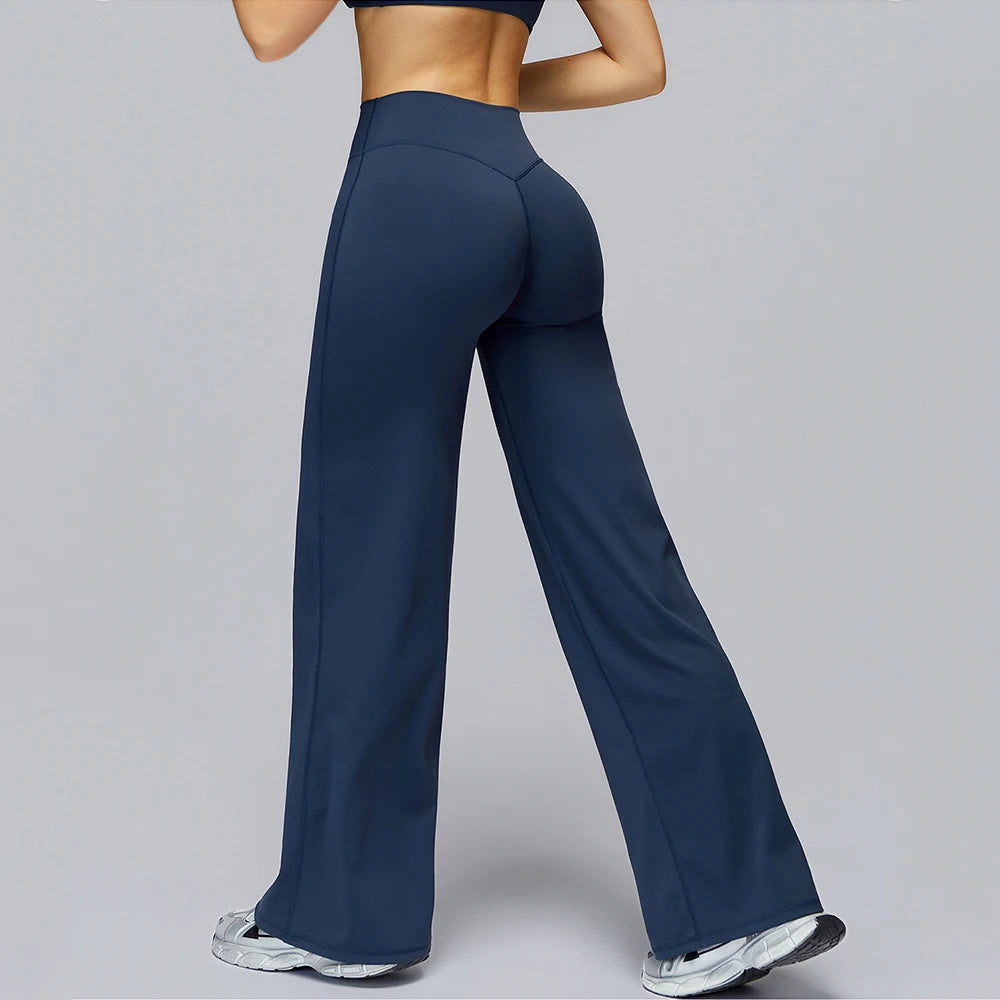 Yoga Pants Flare Leggings – High Waist Wide Leg Fitness Pants for Women