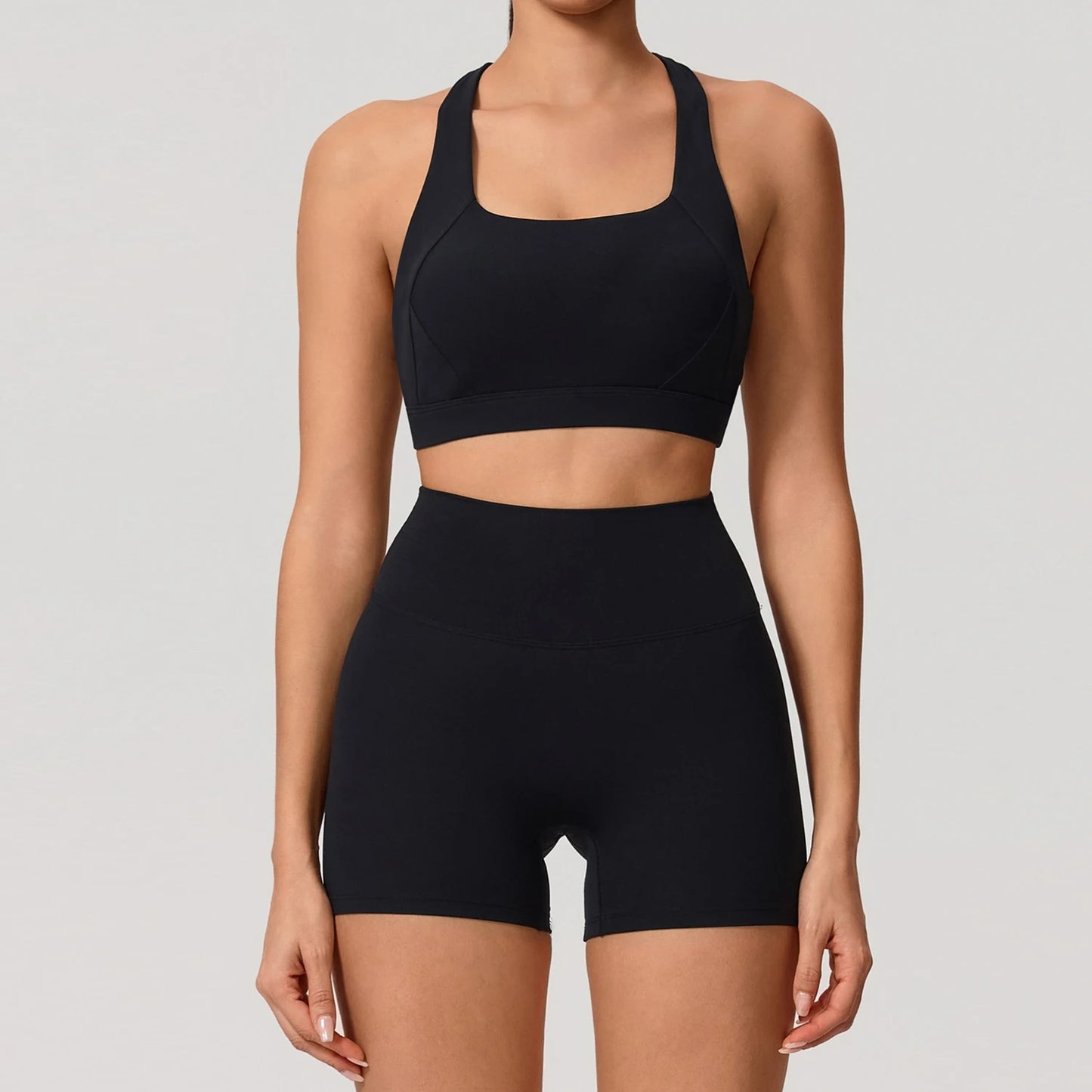 Summer Soften Yoga Set 2PCS Sports Suit for Women – Quick-Dry Fitness & Workout Activewear
