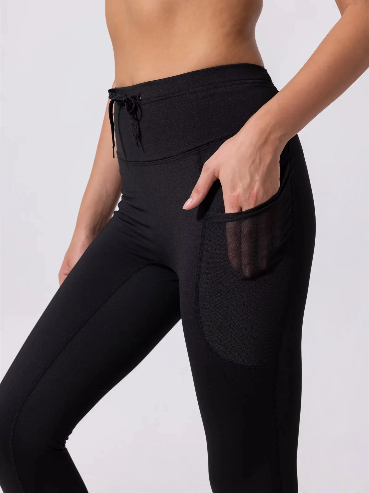 Compression Running Leggings with Pockets – Warm Reflective Sports Tights for Women, Men & Youth