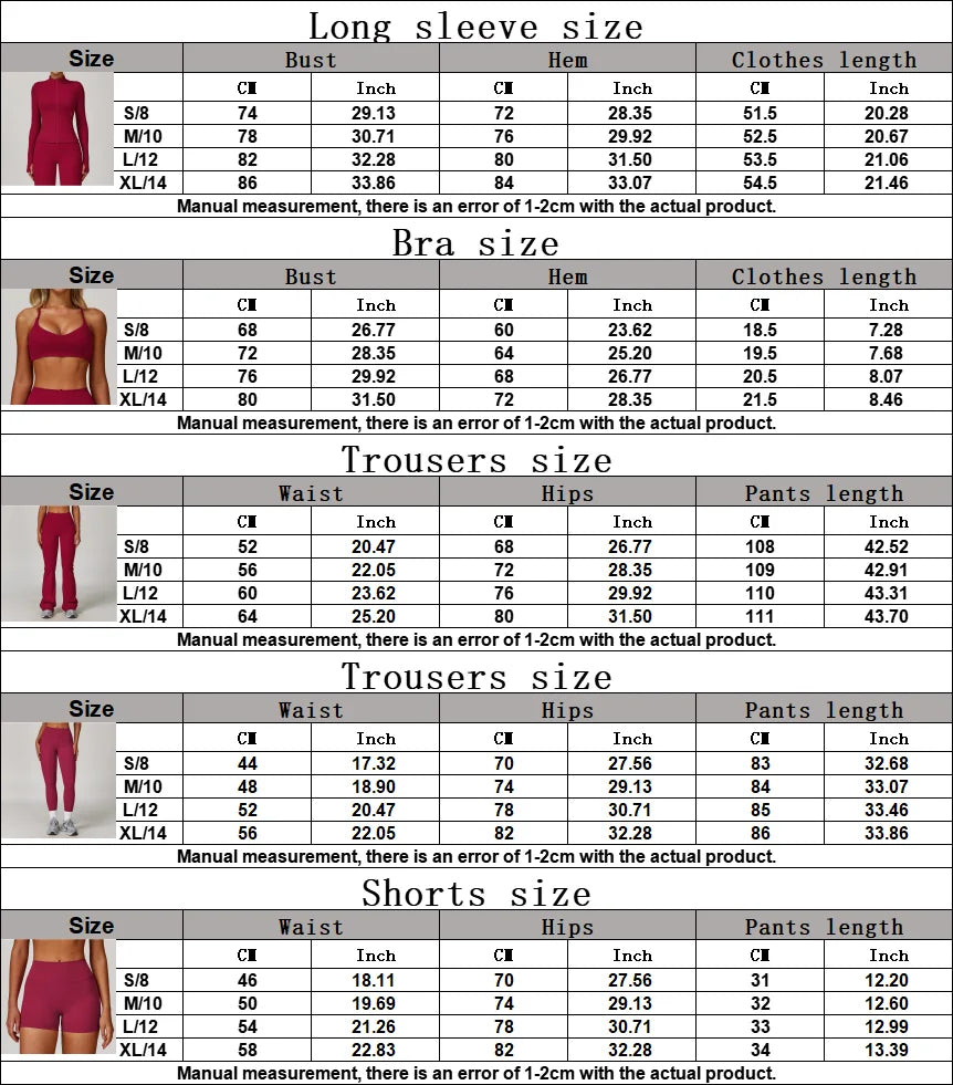 Women's Yoga Sports Set 2/3PCS Gym Workout Tracksuit Long Sleeve Sports Bra Athletic Wear Running Fitness Clothing