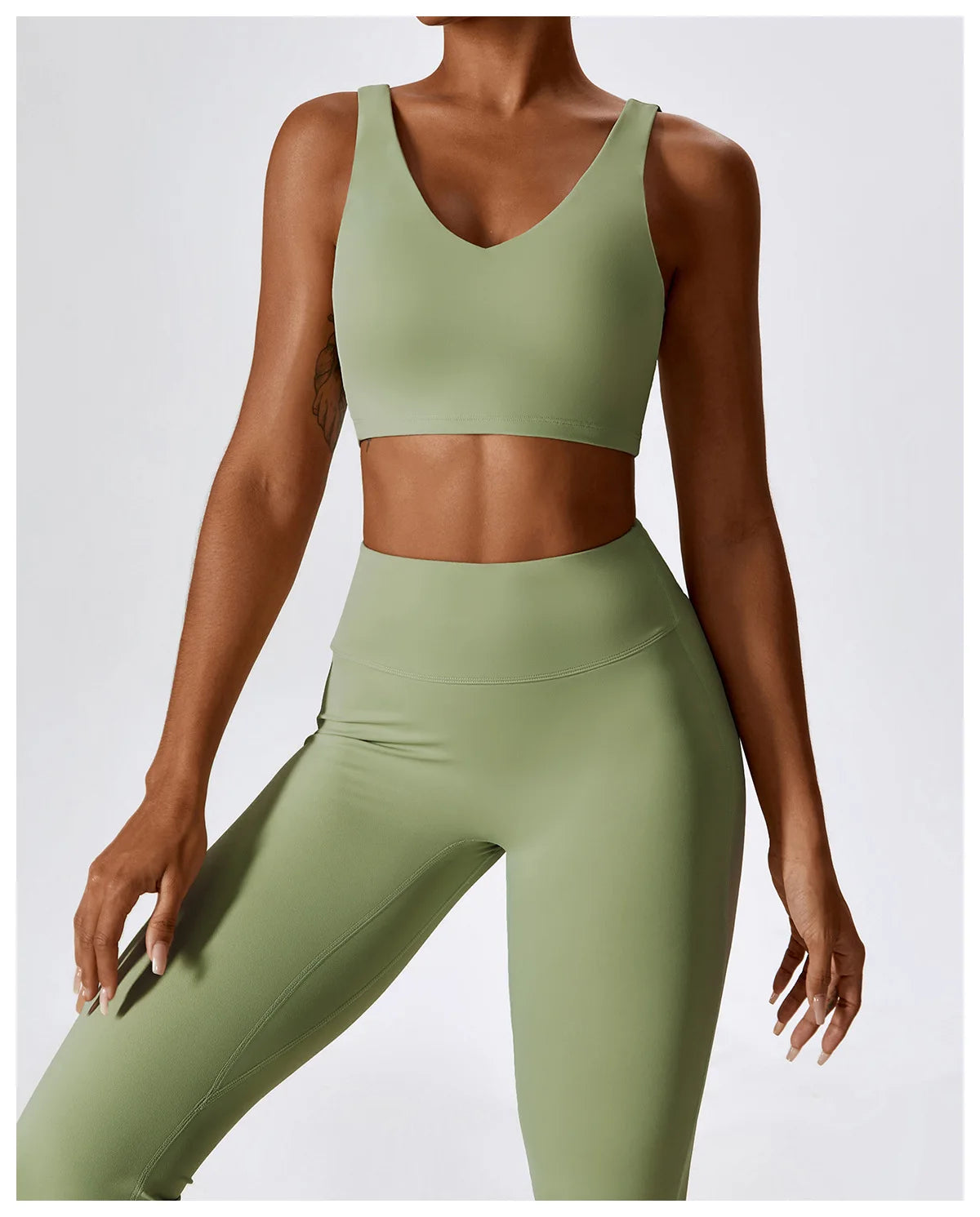 2PCS Women's Seamless Yoga Set Long Sleeve Athletic Legging & Crop Top Sportswear Workout Fitness Gym Sports Suit Winter Workout Clothes