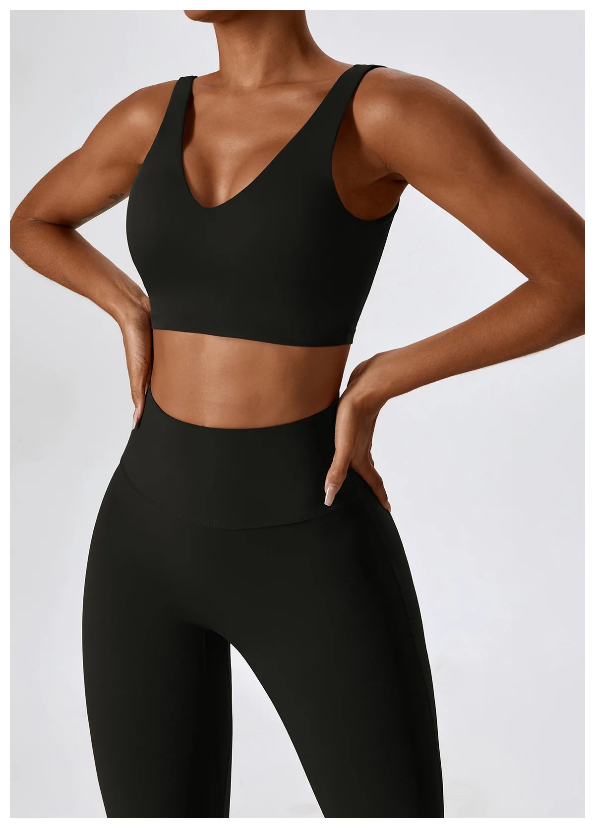 2PCS Women's Seamless Yoga Set Long Sleeve Athletic Legging & Crop Top Sportswear Workout Fitness Gym Sports Suit Winter Workout Clothes