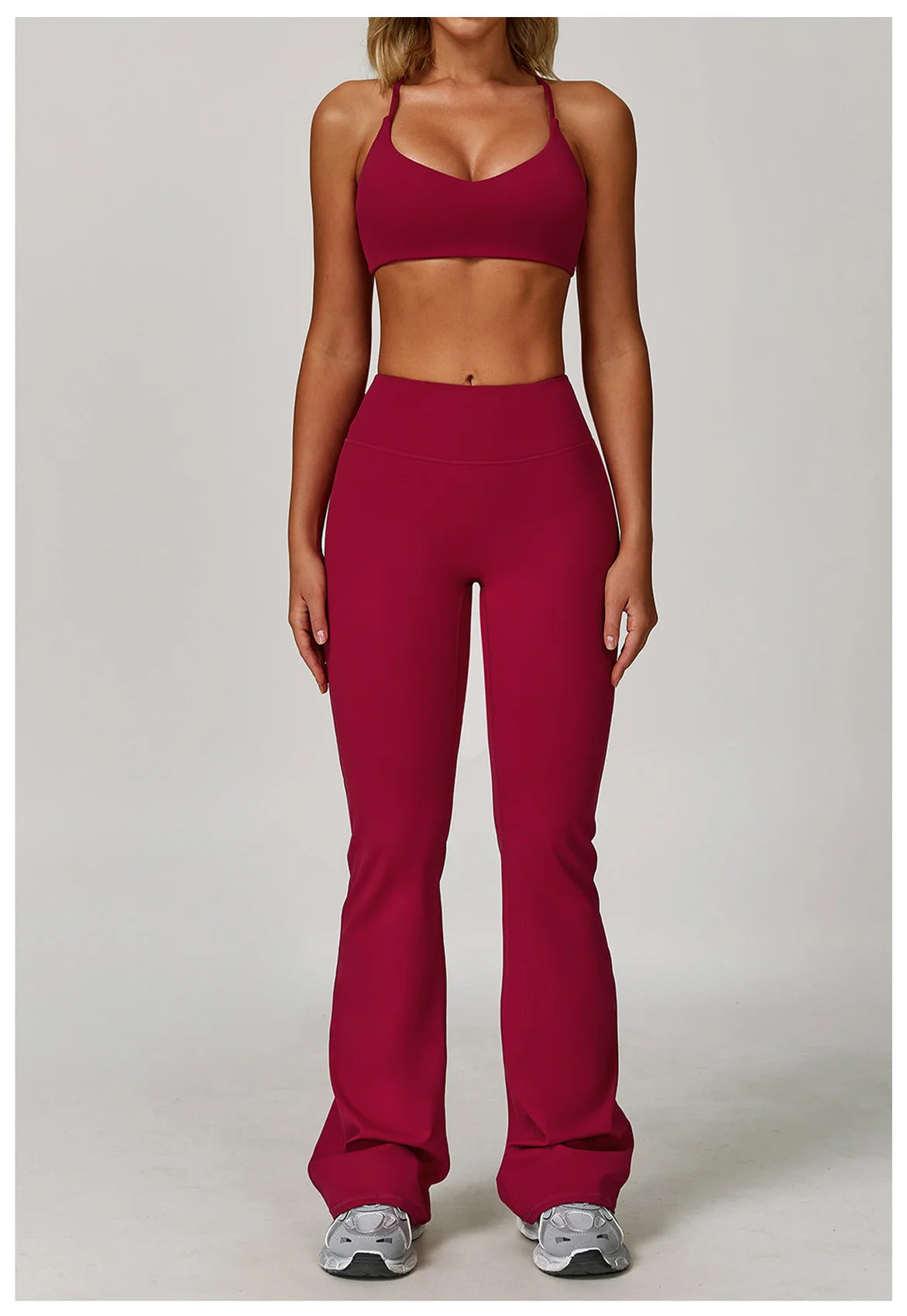 Women's Yoga Sports Set 2/3PCS Gym Workout Tracksuit Long Sleeve Sports Bra Athletic Wear Running Fitness Clothing