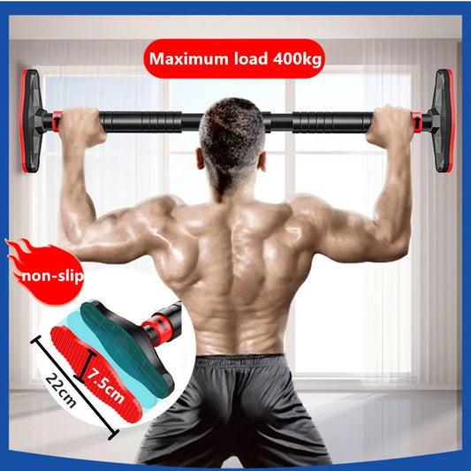 400kg Adjustable Door Pull-Up Bar – Home Gym Chin-Up Training Equipment