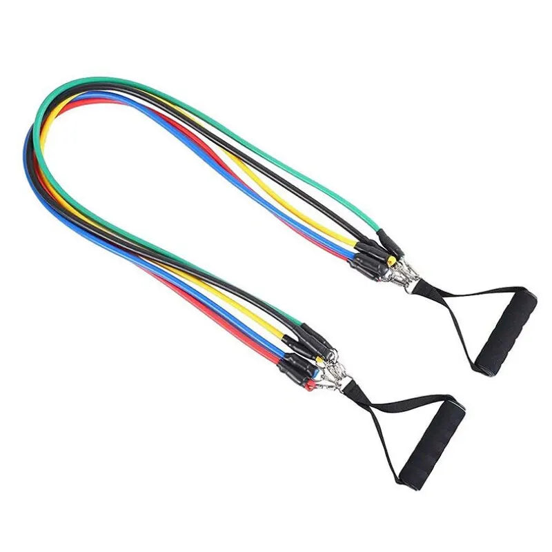 11PCS Resistance Bands Set – Pull Rope & Full Body Home Gym Training Equipment