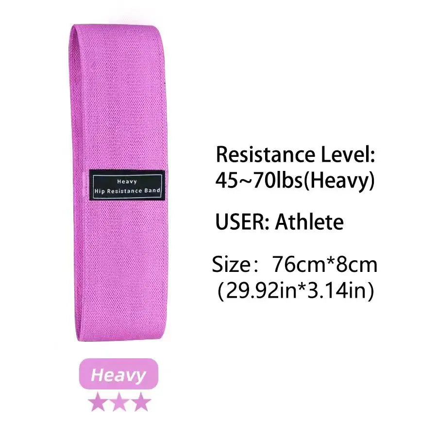 Elastic Glute Thigh Resistance Bands Fabric Booty Squat Circle Stretch Yoga Gym Equipment Hip Fitness Strips Loops Unisex