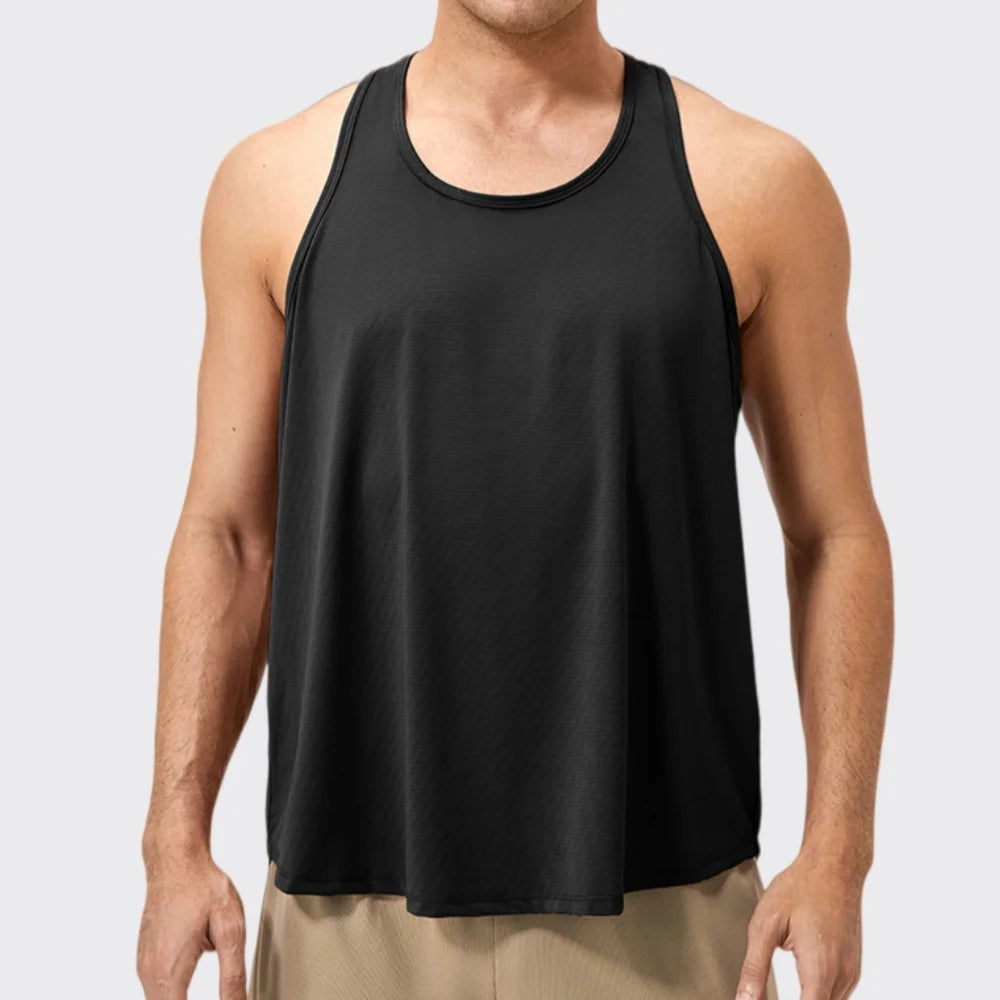 Men's Sleeveless Workout Tank Top – Quick-Dry Gym & Bodybuilding Training Vest