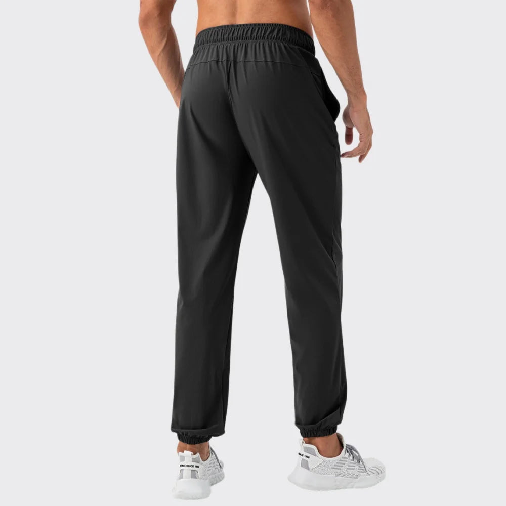 Men's Running Pants Sportswear Summer Jogging Sweatpants Quick Dry Thin Tracksuit Elastic Gym Fitness Sport Trousers Men Slacks