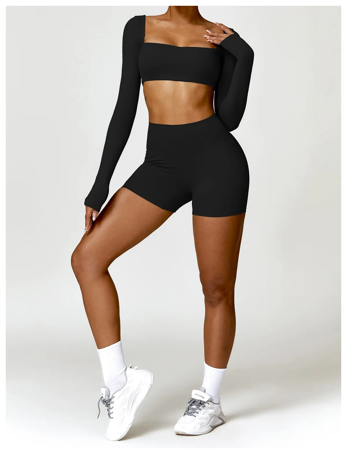 Summer Butt Lift Scrunch Yoga Shorts – High Waist Gym & Workout Shorts for Women