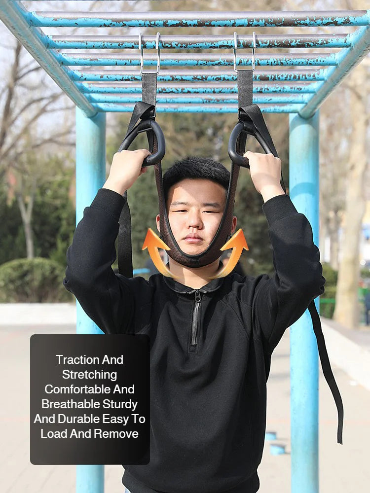 Lumbar Suspension Belt Household Spinal Stretch Horizontal Bar Traction Belt Soothing Waist Support for Back Pain Relief