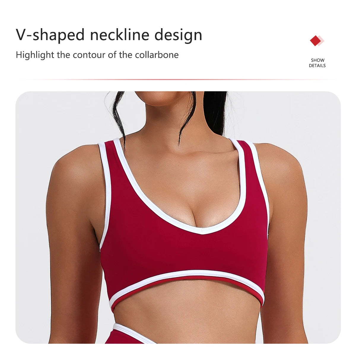Women's 2-Piece Yoga Set – Sports Bra with Padded Cups & High-Waisted Cross-Back Leggings