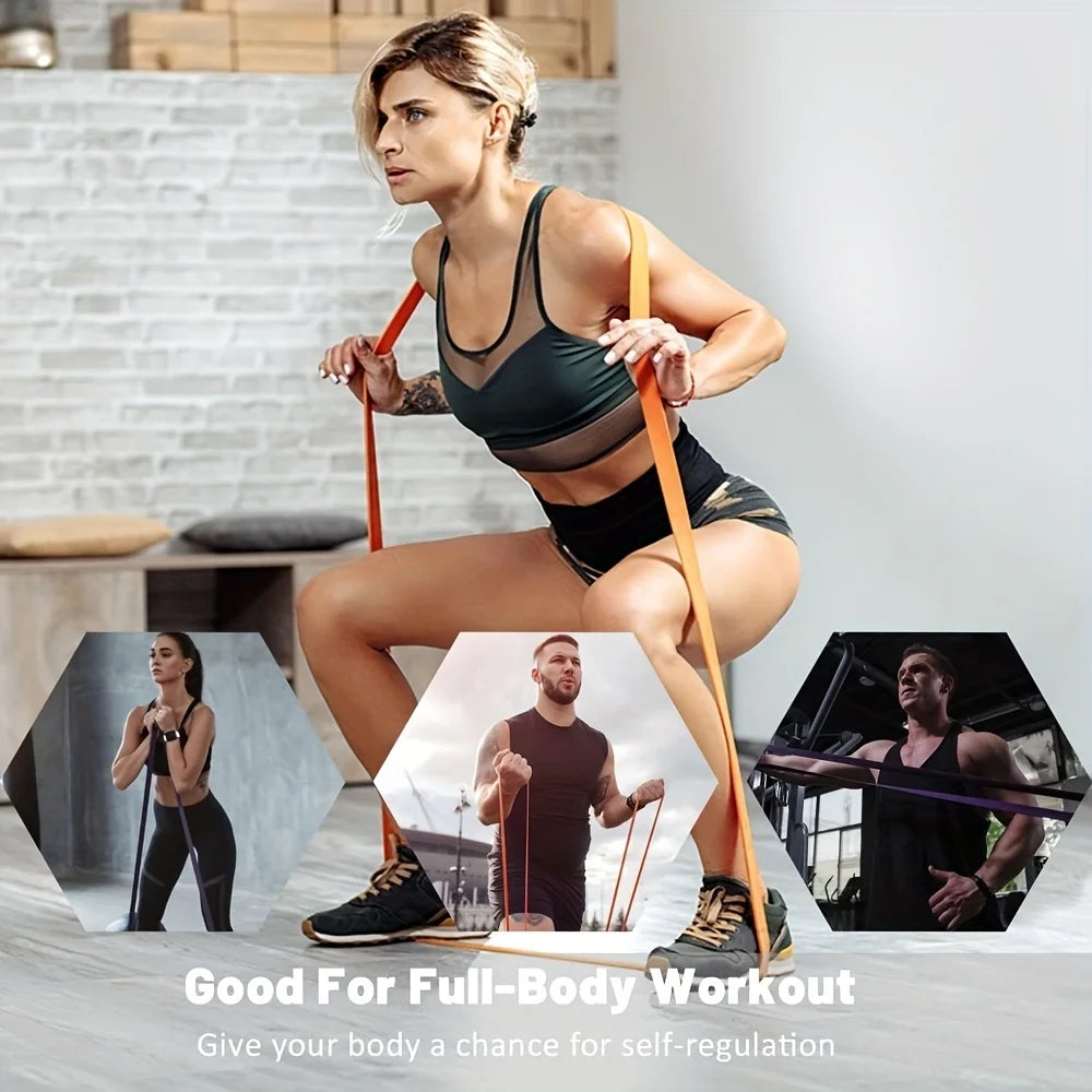 Full Body Resistance Bands – Home Gym Strength Training Equipment for Men & Women