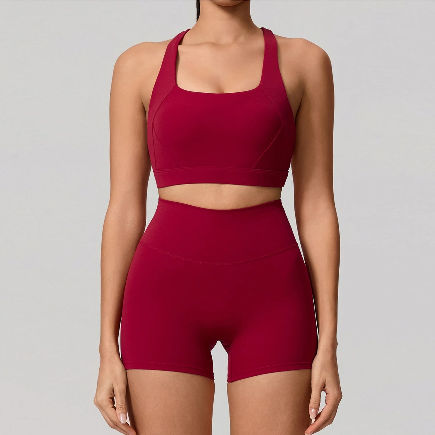 Summer Soften Yoga Set 2PCS Sports Suit for Women – Quick-Dry Fitness & Workout Activewear