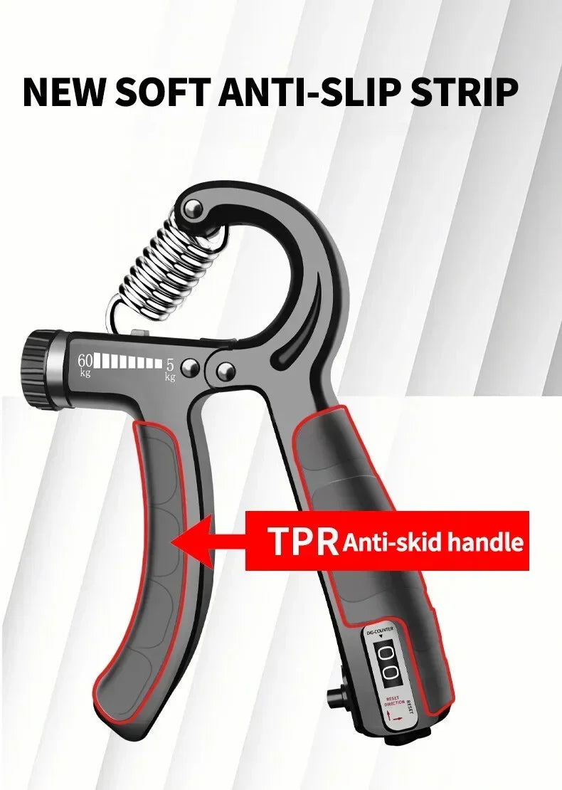 Strength Exercise Gripper Kits Finger Stretcher Arthritis Grip Rehabilitation Training Pliers Countable Finger Exercise Equipment