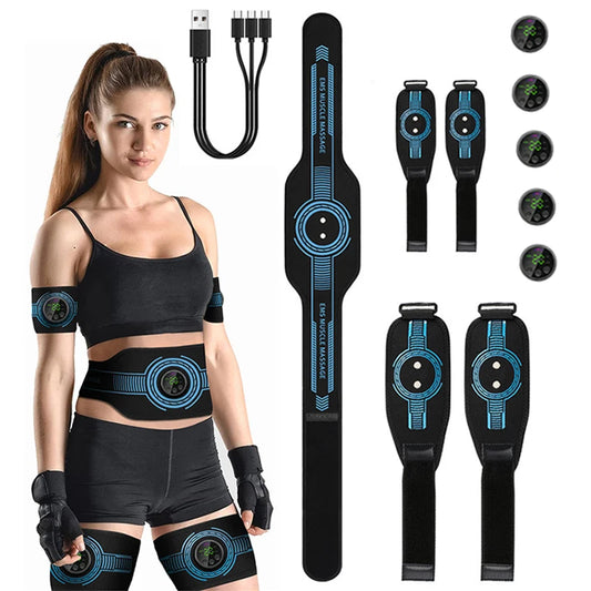 Smart EMS Muscle Stimulator – Abs Trainer & Abdominal Toning Belt