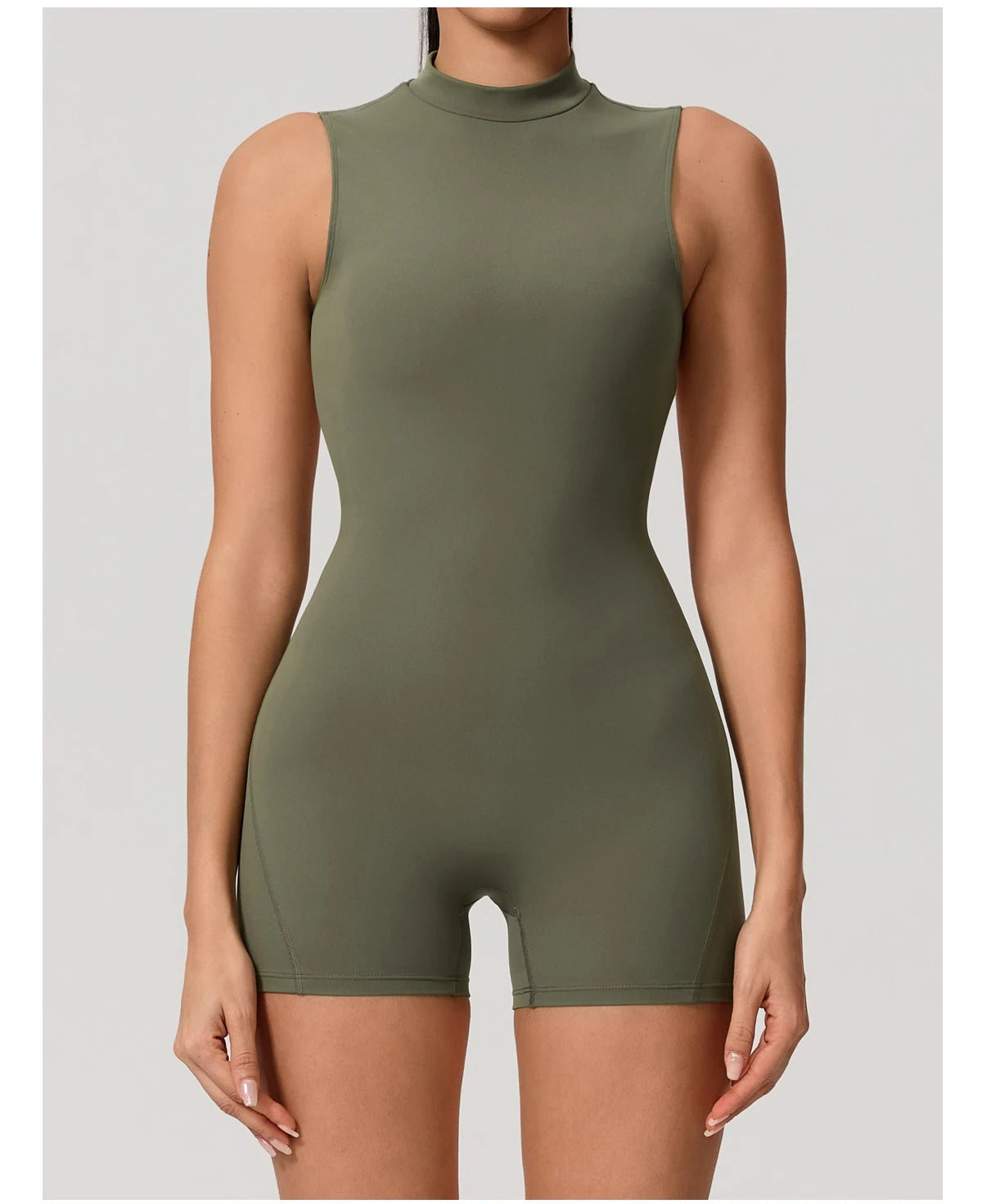 Women's Sports Jumpsuit – Sleeveless High-Stretch Yoga & Fitness Bodysuit