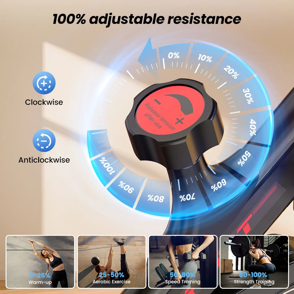 Indoor Spin Bike – Quiet Belt Drive Home Cardio Trainer