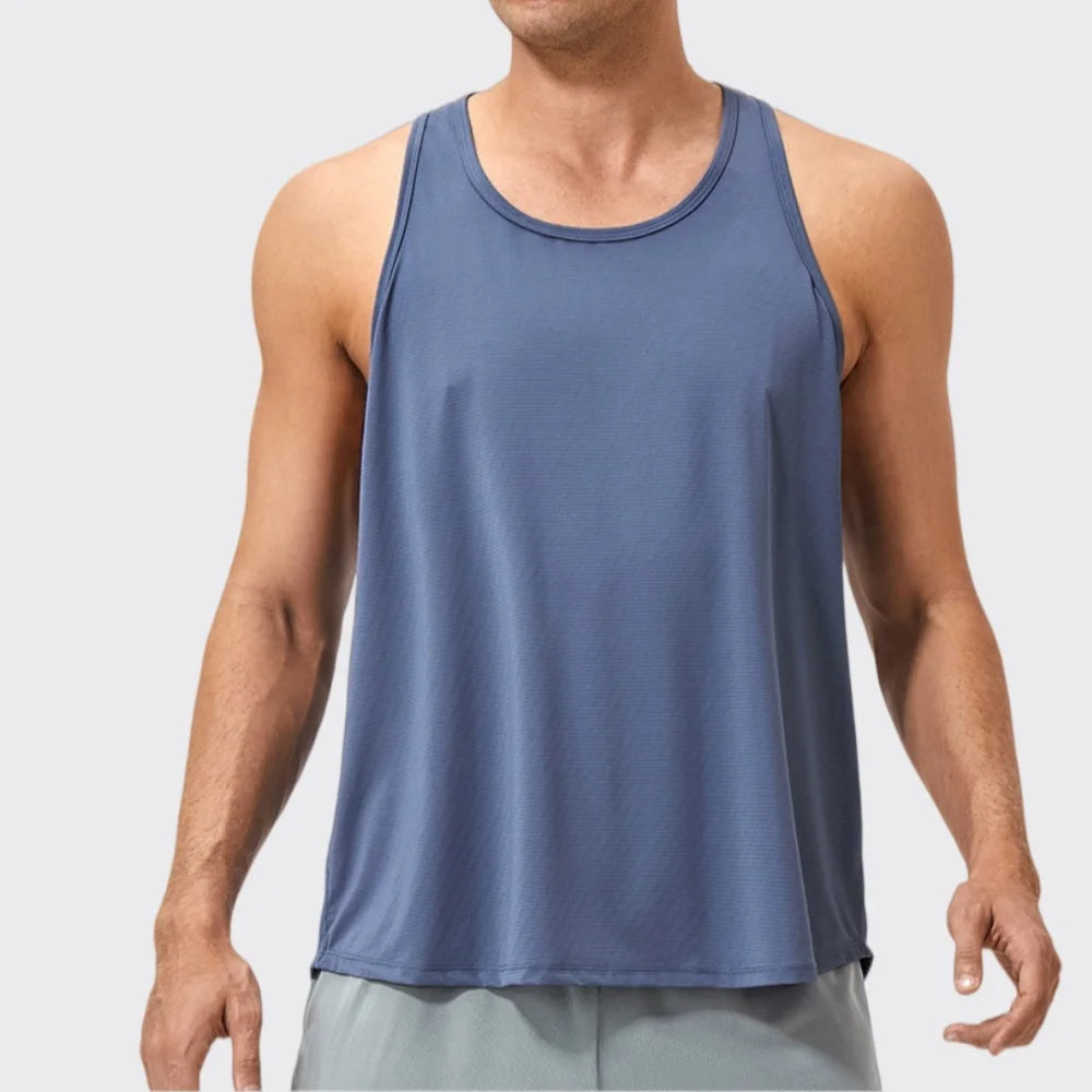 Men's Sleeveless Workout Tank Top – Quick-Dry Gym & Bodybuilding Training Vest
