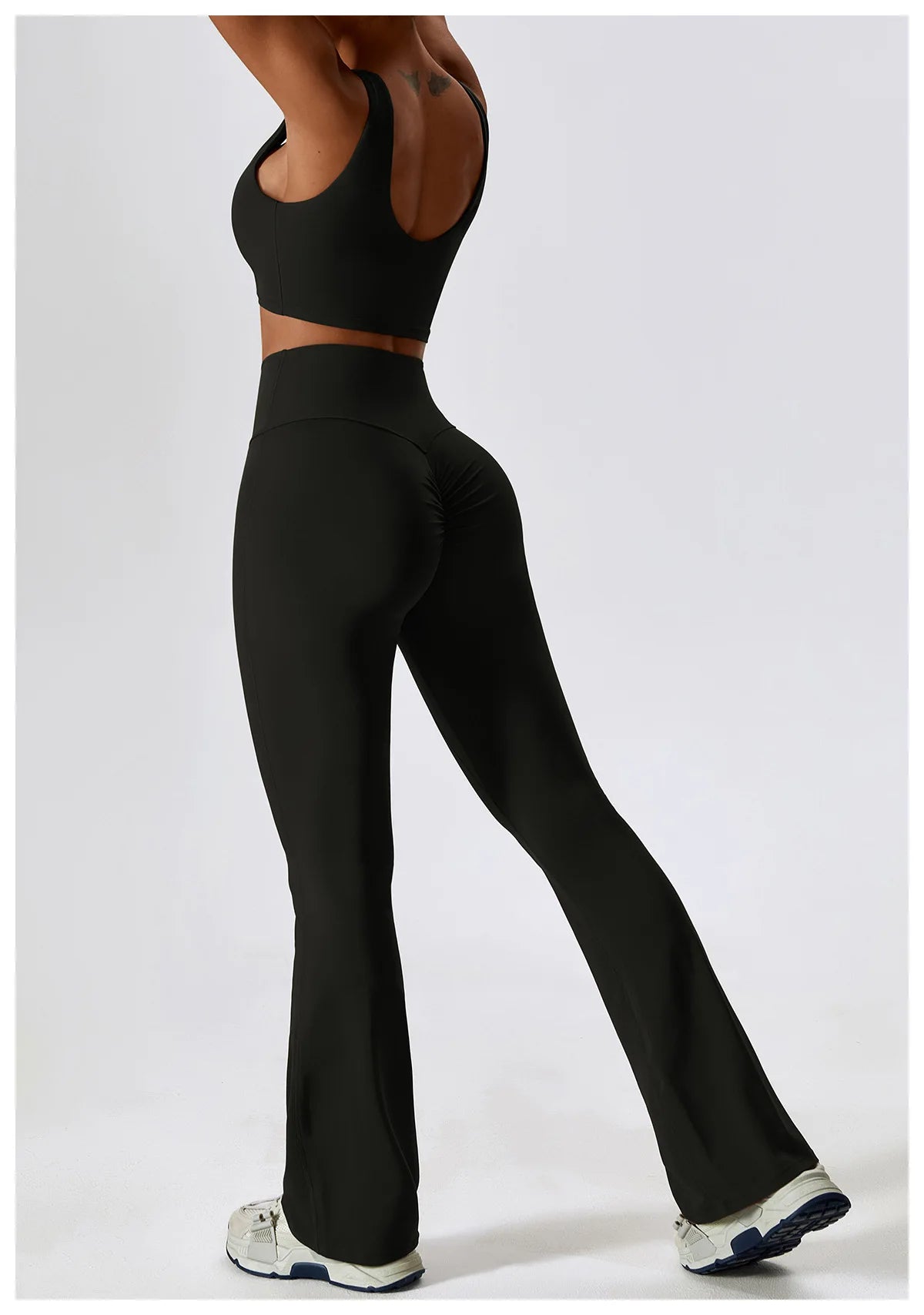 2PCS Women's Seamless Yoga Set Long Sleeve Athletic Legging & Crop Top Sportswear Workout Fitness Gym Sports Suit Winter Workout Clothes