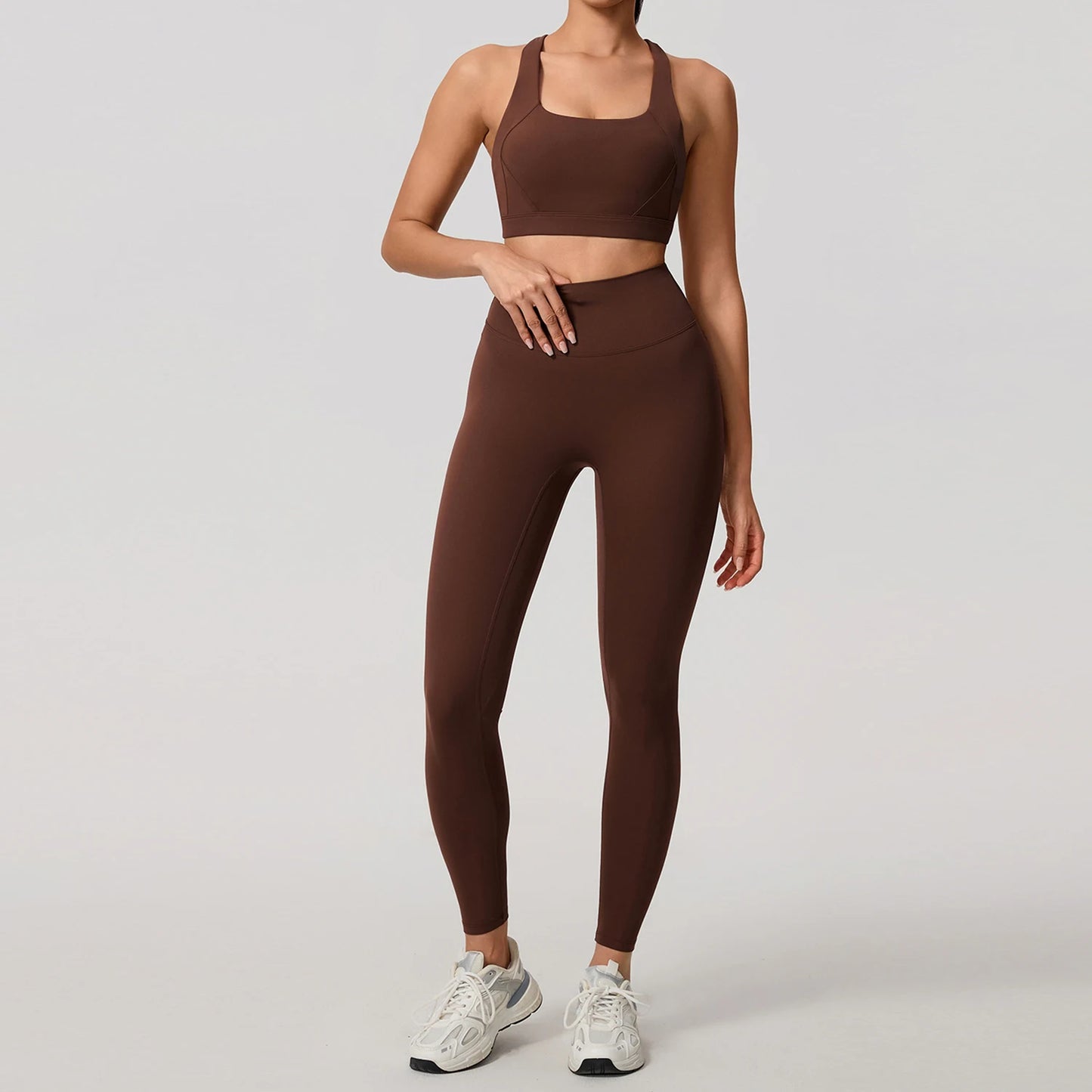 Summer Soften Yoga Set 2PCS Sports Suit for Women – Quick-Dry Fitness & Workout Activewear