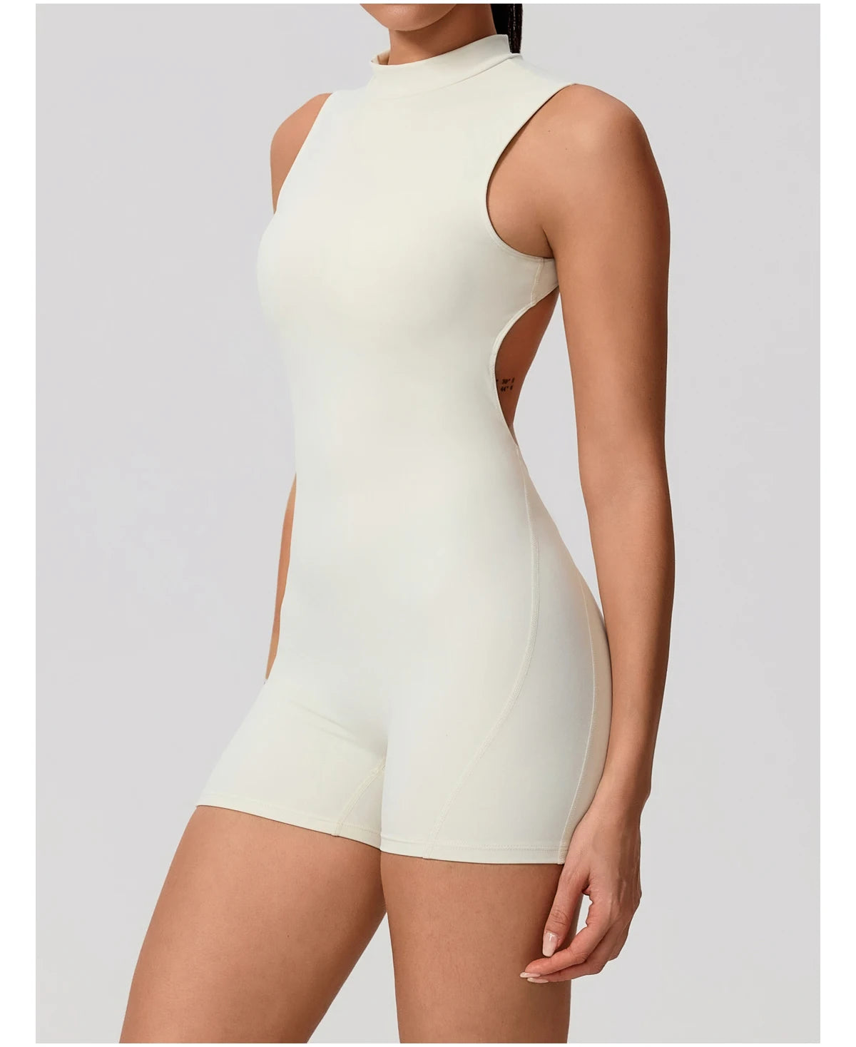 Women's Sports Jumpsuit – Sleeveless High-Stretch Yoga & Fitness Bodysuit