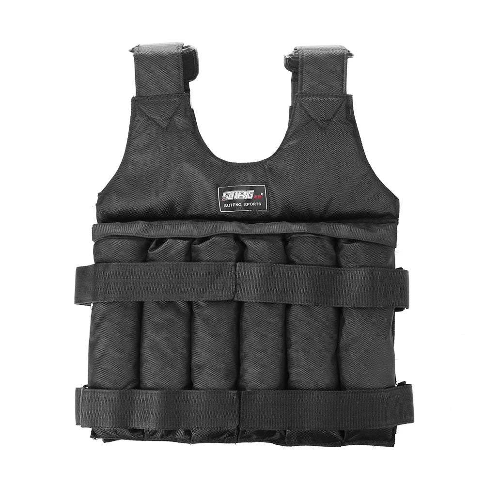 Adjustable Weighted Vest 1–110LBS – Fitness Training & Workout Waistcoat for Men & Women