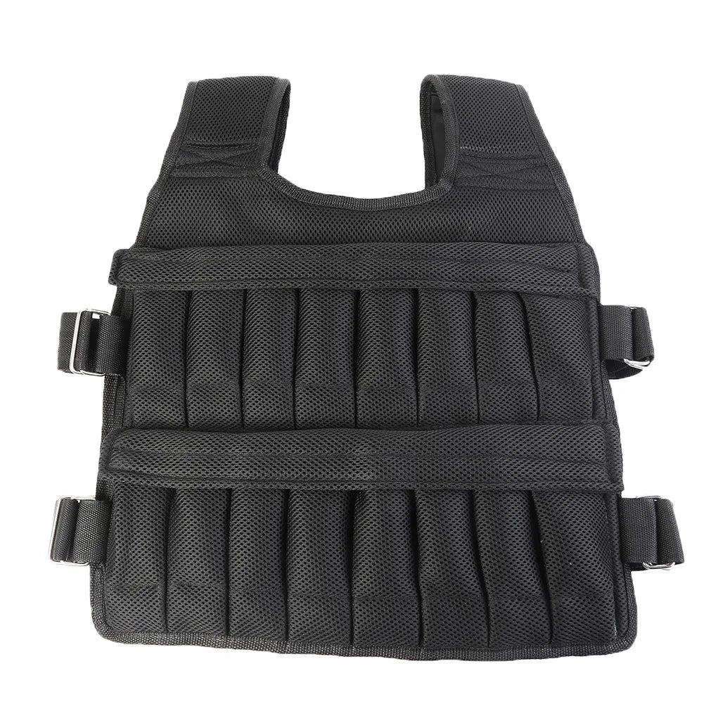 Adjustable Weighted Vest 1–110LBS – Fitness Training & Workout Waistcoat for Men & Women