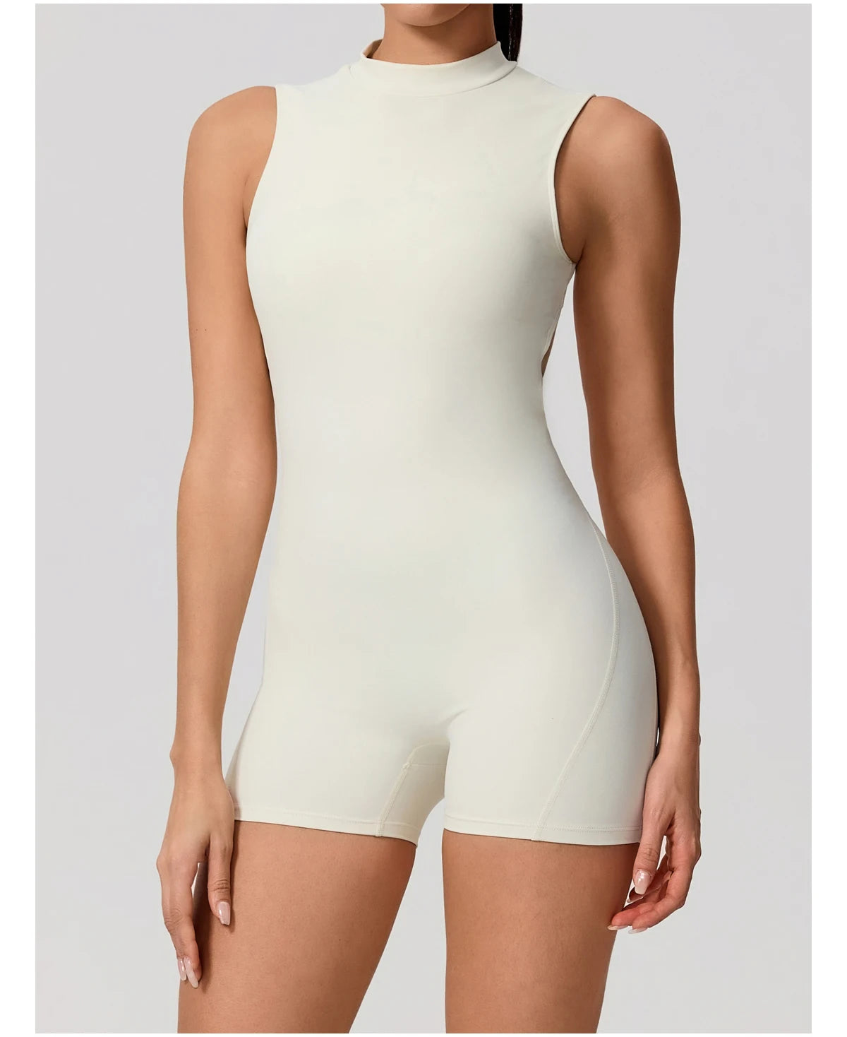 Women's Sports Jumpsuit – Sleeveless High-Stretch Yoga & Fitness Bodysuit