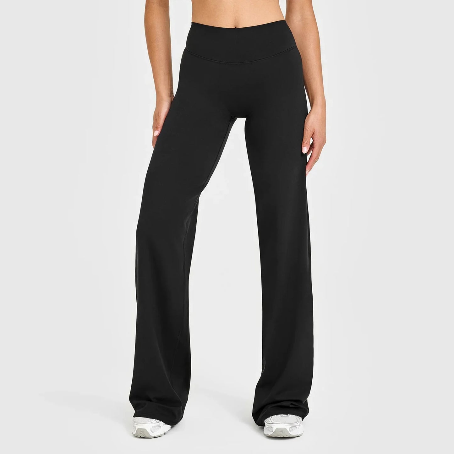 Women's Straight-Leg Yoga Pants – Naked-Feel Wide Leg Sports & Fitness Leggings