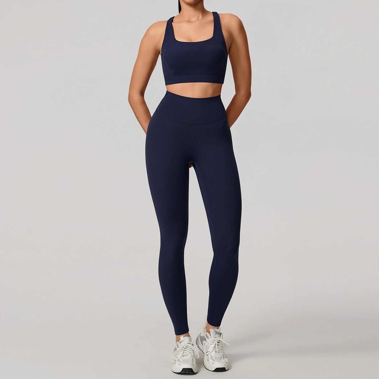 Summer Soften Yoga Set 2PCS Sports Suit for Women – Quick-Dry Fitness & Workout Activewear