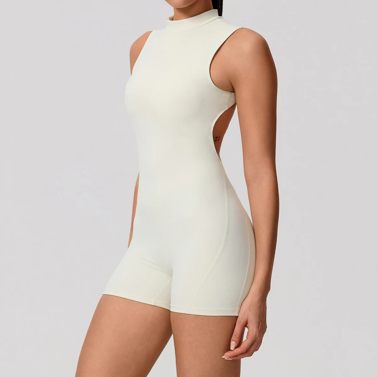 Women's Sports Jumpsuit – Sleeveless High-Stretch Yoga & Fitness Bodysuit