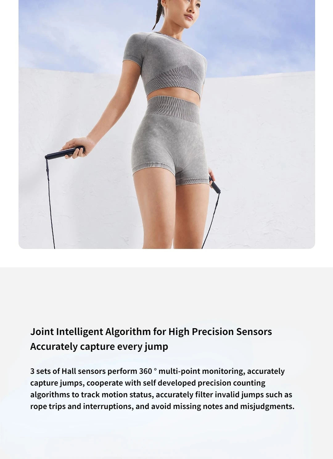 Xiaomi Mijia Smart Jump Rope Bluetooth 5.0 Digital Counter with APP Control Calorie Tracker for Fitness And Weight Loss Exercise