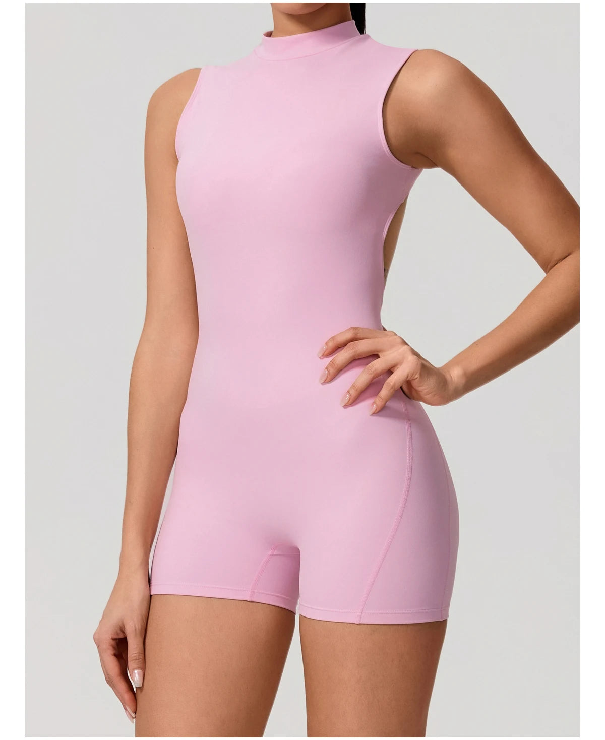 Women's Sports Jumpsuit – Sleeveless High-Stretch Yoga & Fitness Bodysuit