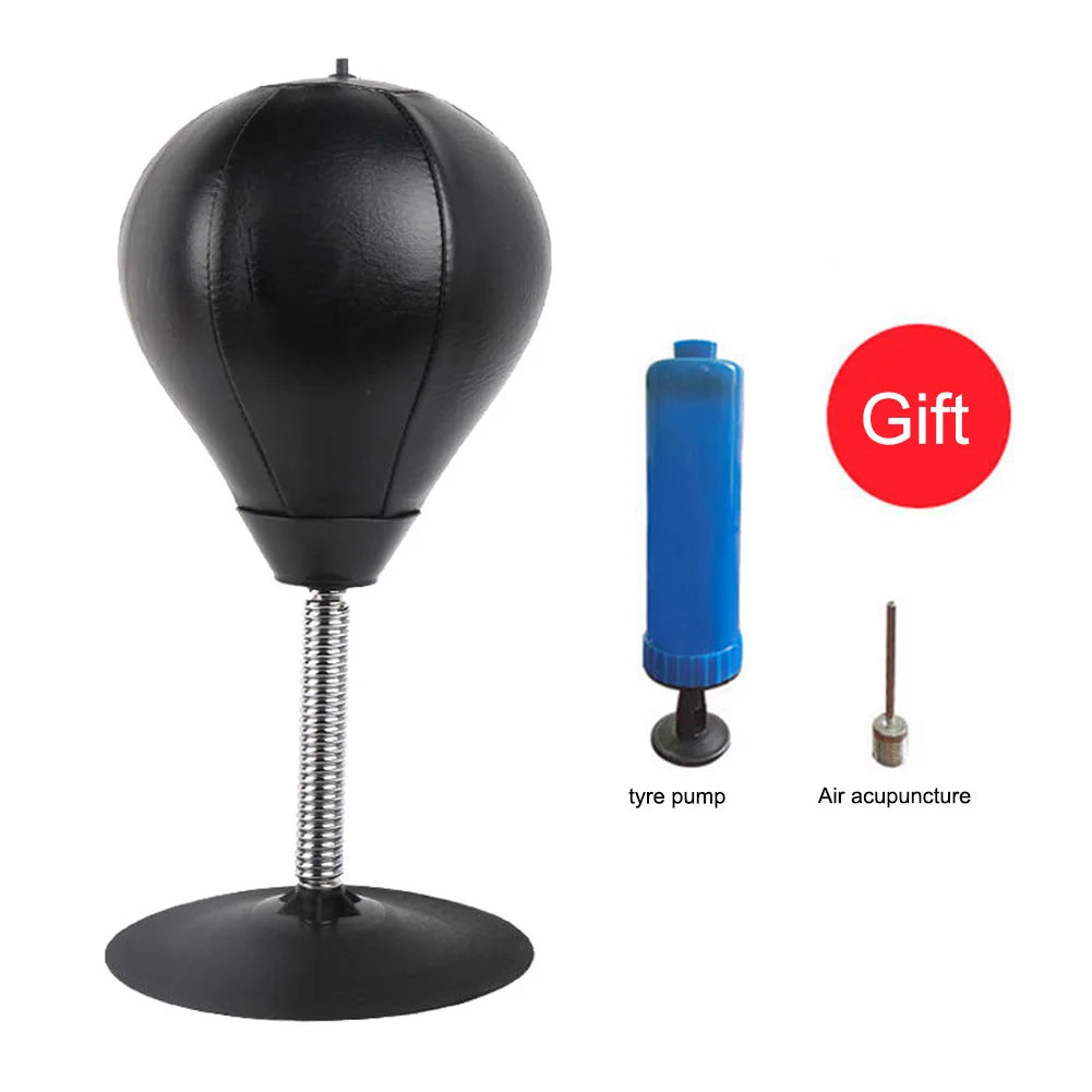 Desktop Punching Bag with Suction Cup – Stress Relief Boxing Punch Ball for Kids & Adults