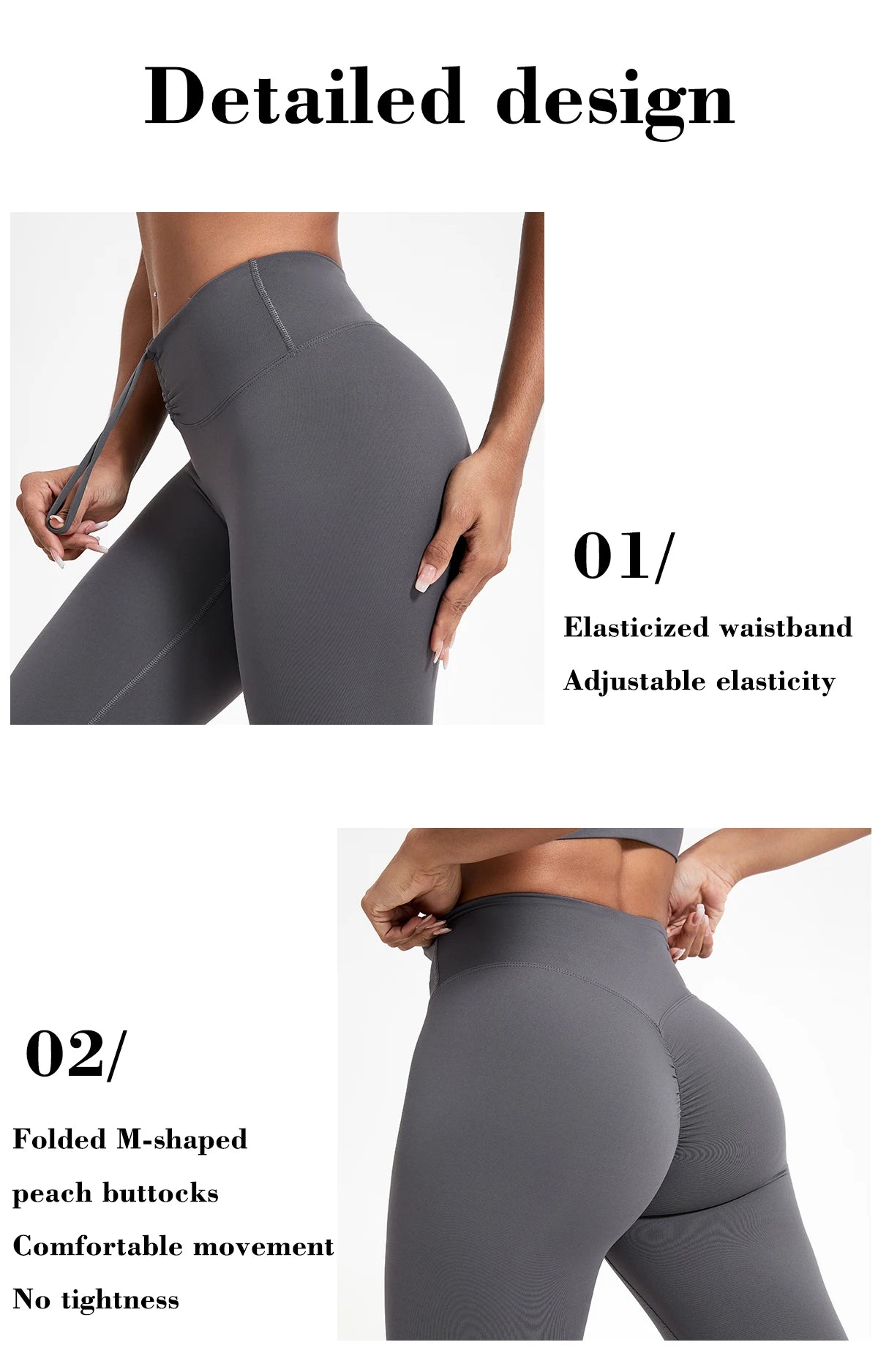 Women's Push-Up Booty Yoga Pants – High-Waist Fitness & Workout Leggings