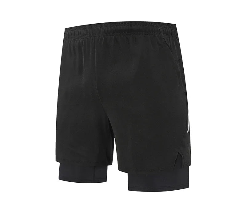 Men's Quick-Dry Running Shorts – Double Layer Gym & Workout Training Shorts