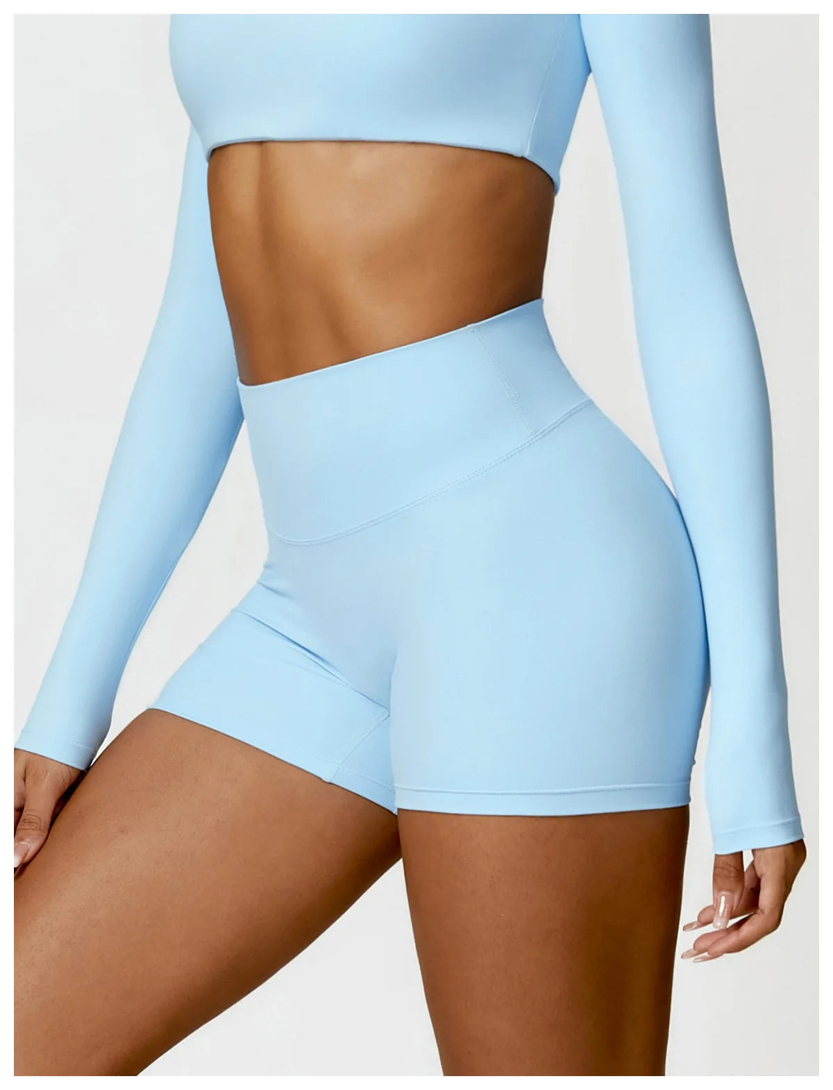 Summer Butt Lift Scrunch Yoga Shorts – High Waist Gym & Workout Shorts for Women